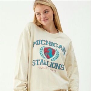 Desert Dreamer Michigan Stallions Sweatshirt Women’s Size Large